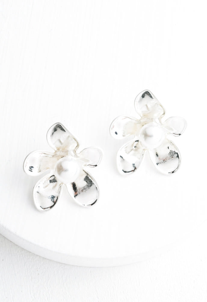 Hope In Bloom Earrings in Silver
