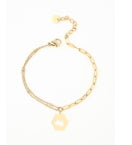 Kelleys Island map bracelet 002-G