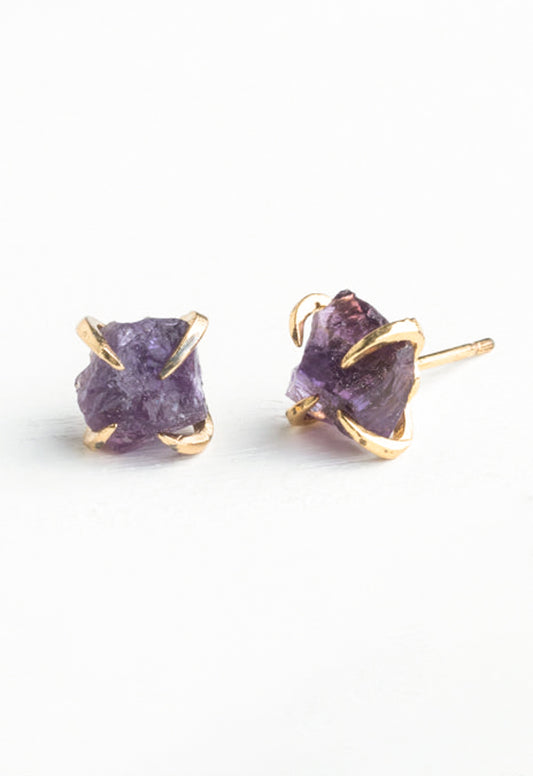 Shine Earrings in Amethyst