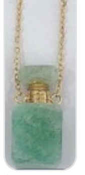 Amazonite perfume bottle  Necklace