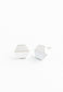Dorothy Hexagon Shell Stud Earrings