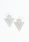 CiCi Silver Geometric Dangle Earrings