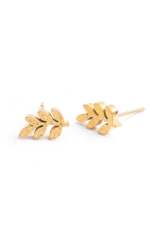 Frosted Rowen Stud Earrings
