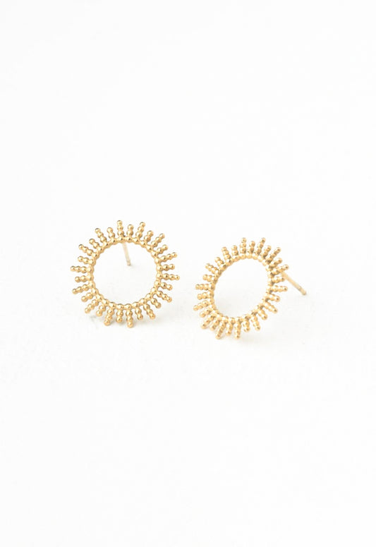 Glow For It Gold Studs