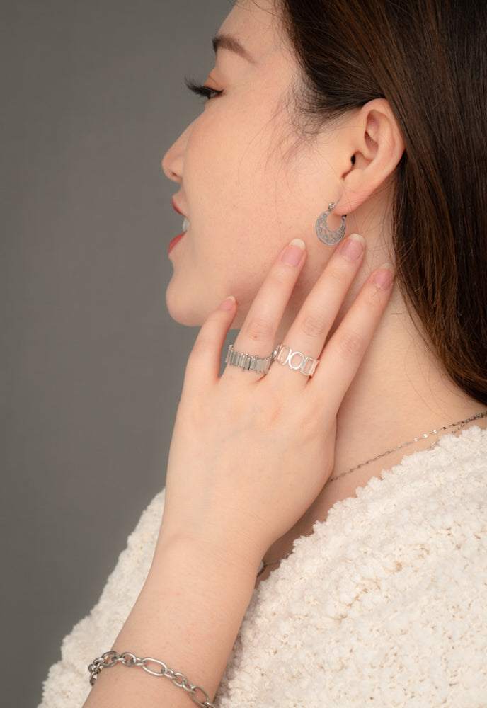 Crowned in Silver Ring
