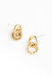 Bound Together Earrings in Gold