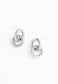 Bound Together Earrings in Silver