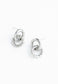 Bound Together Earrings in Silver
