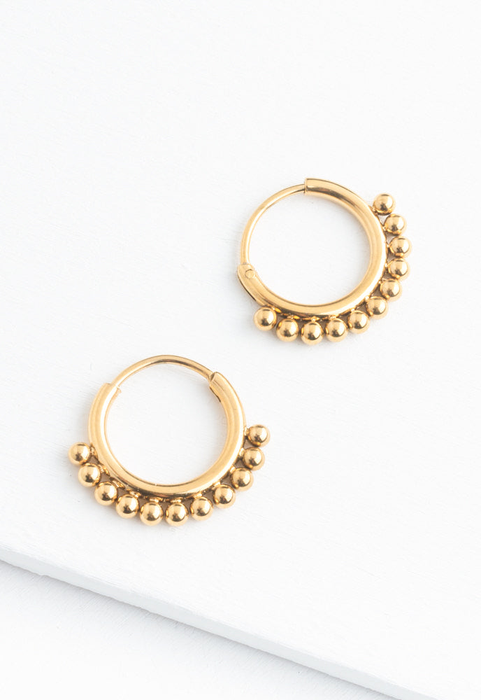 Chime Hoops in Gold