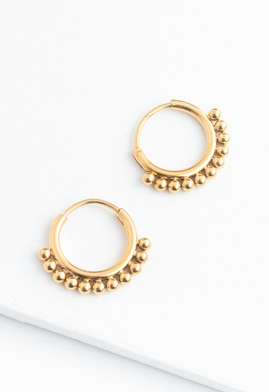 Chime Hoops in Gold