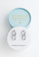 Linked Together Earrings in Silver
