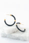 Radiate Hope Hoops in Black
