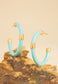 Radiate Hope Hoops in Mint