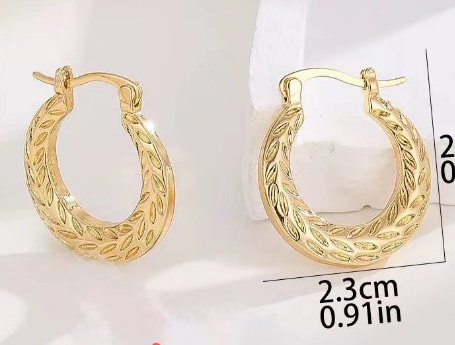 Textured Hoop