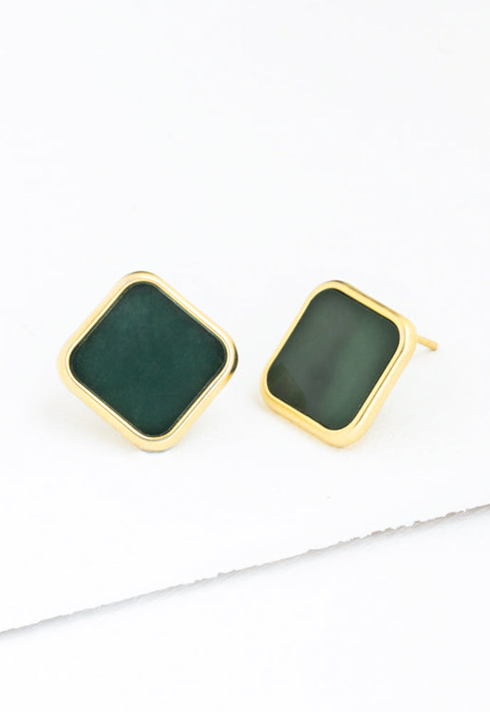 Noble Studs in Evergreen