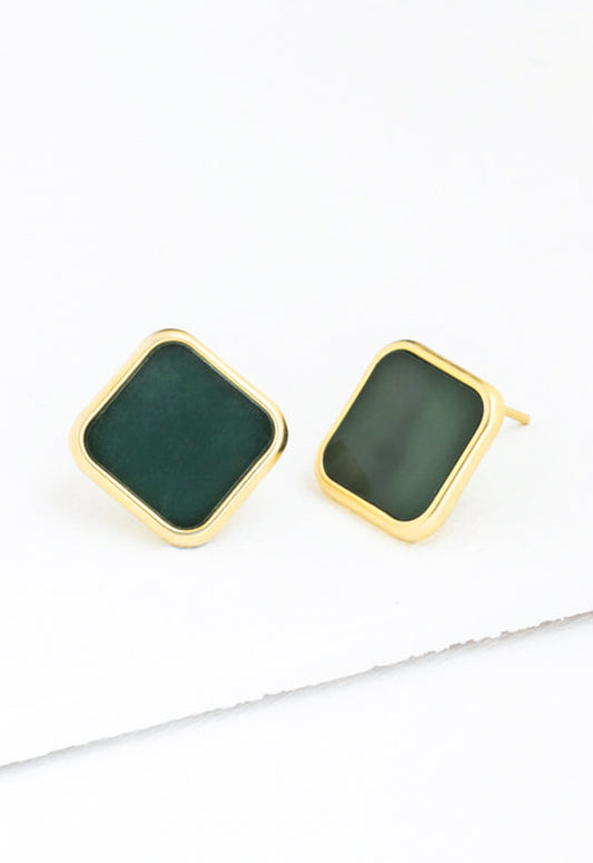 Noble Studs in Evergreen