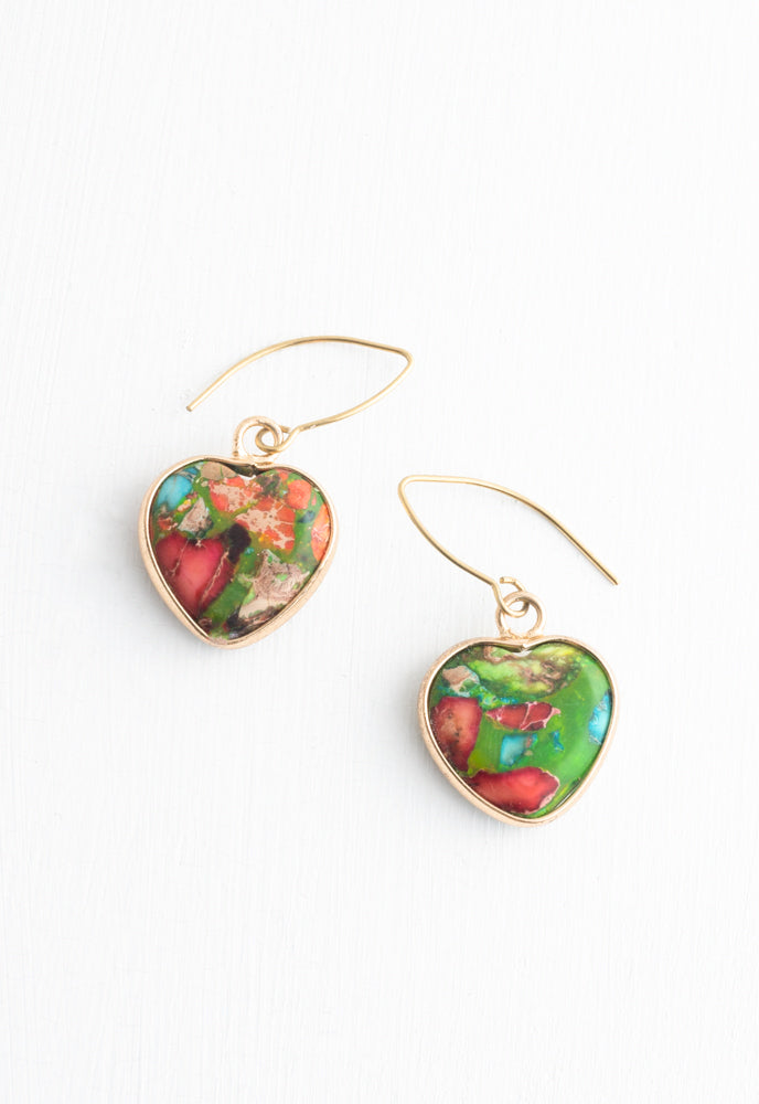 Love in Bloom Jasper Earrings
