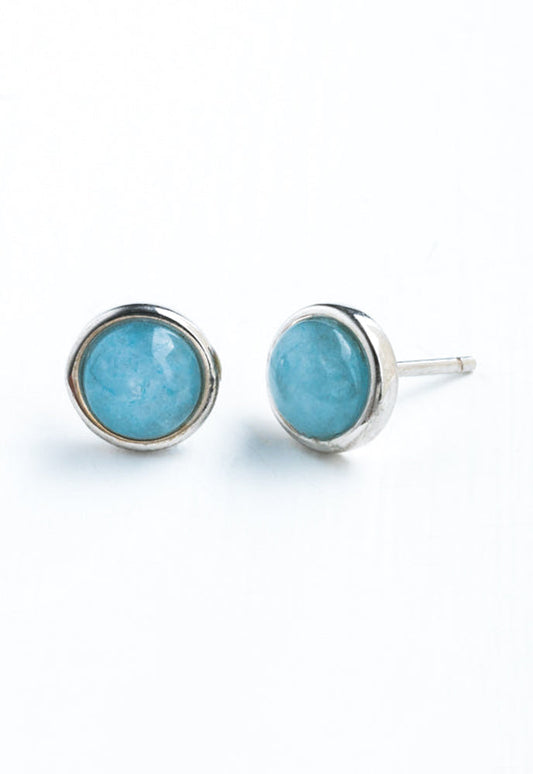 Breathe Aquamarine Studs