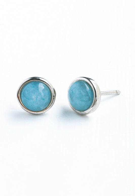 Breathe Aquamarine Studs