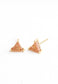 Ara Coral Druzy Studs in Gold