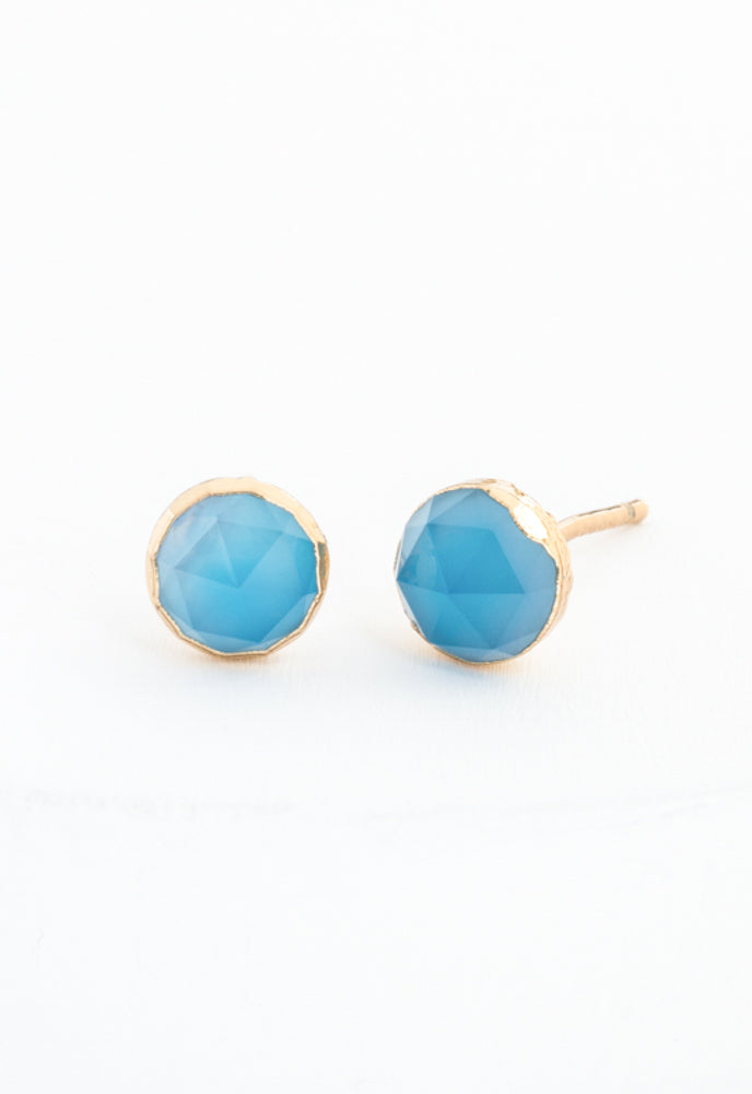 Artic Blue Prism Studs