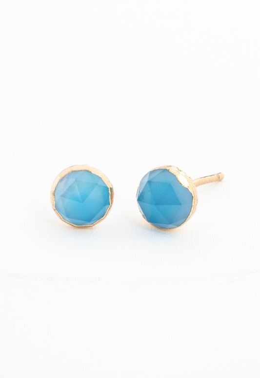 Artic Blue Prism Studs
