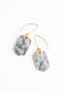 Ink Stone Earrings in Heather Gray
