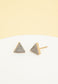 Gemini Druzy Studs in Gold
