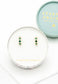 Jubilee Emerald Green Hoop Earrings