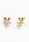 Owl Zircon Studs