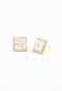 Dignity Zircon Stud Earrings