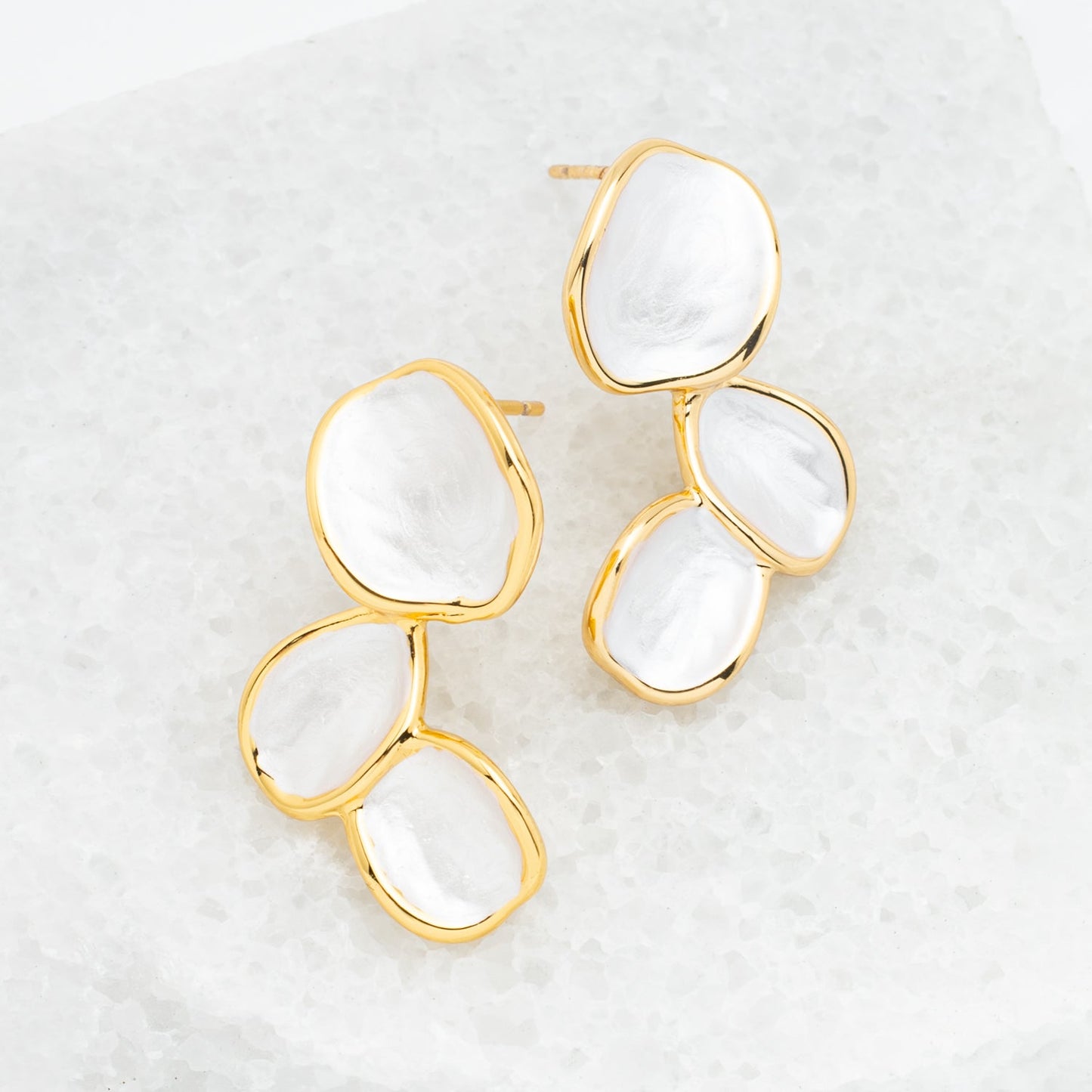 Hope Echo Earrings in Ivory