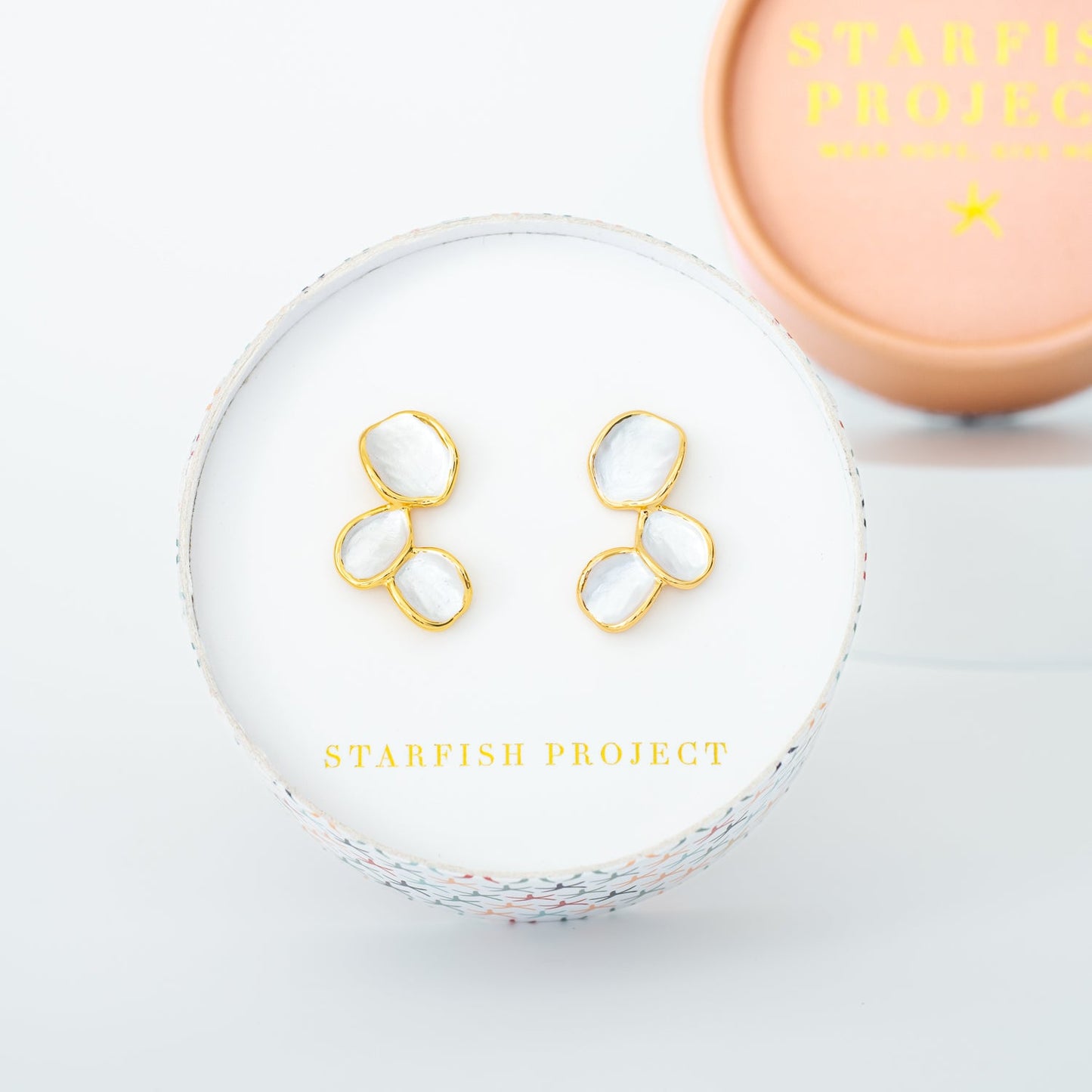 Hope Echo Earrings in Ivory