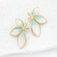 Flourish Mint Leaf Earrings