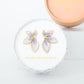 Flourish Lavender Leaf Earrings