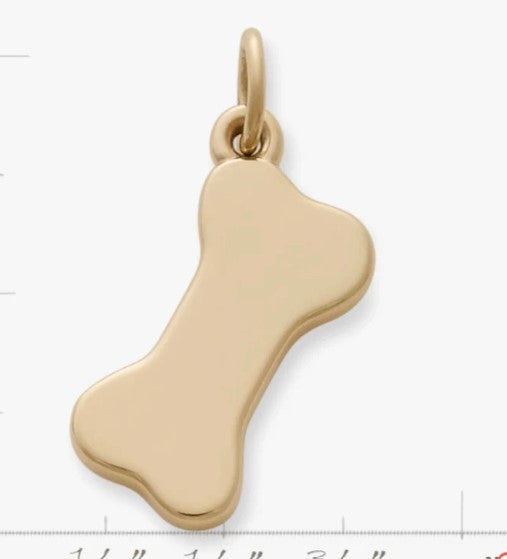 Bone-shaped charm