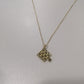 Woven Jigsaw Pendant Necklace