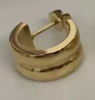 Gold Hoops(13.5mm x 7mm)