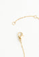 Shimmering Cross Necklace in Gold