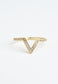 Perfectly-Paired Labradorite and Gold Ring Set