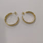 Gold Hoops（ 30mm x 5.5mm）