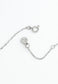 Pillar Mother of Pearl Necklace in Silver
