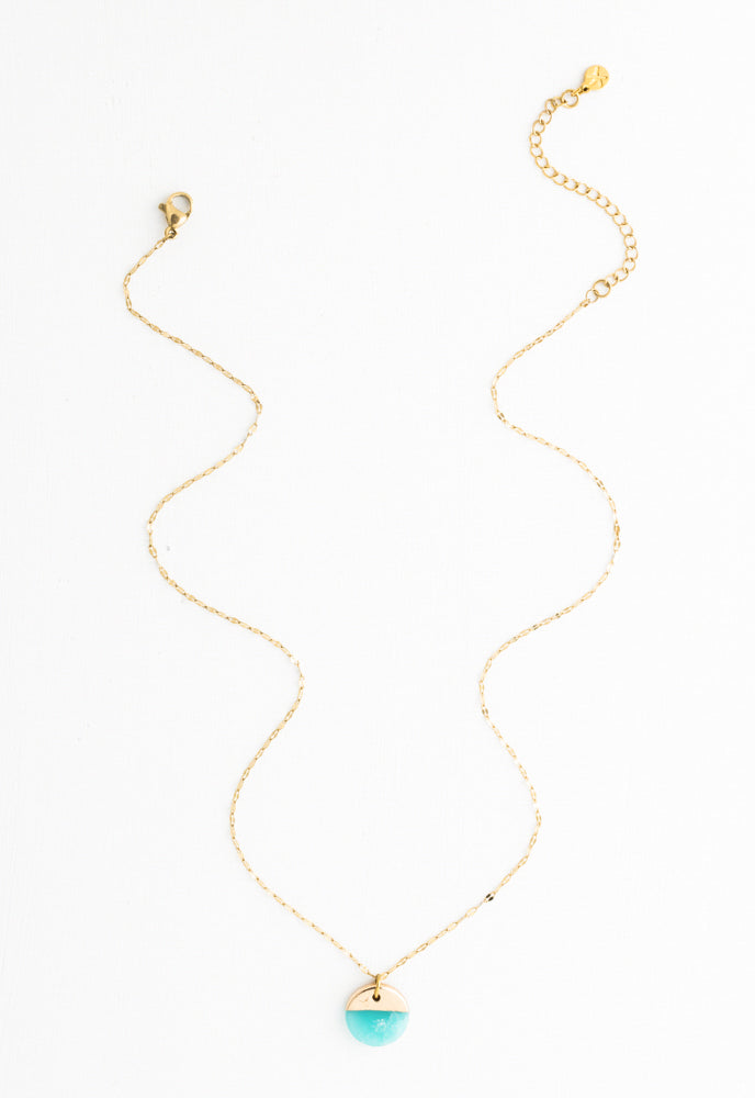 Refresh Necklace in Aqua