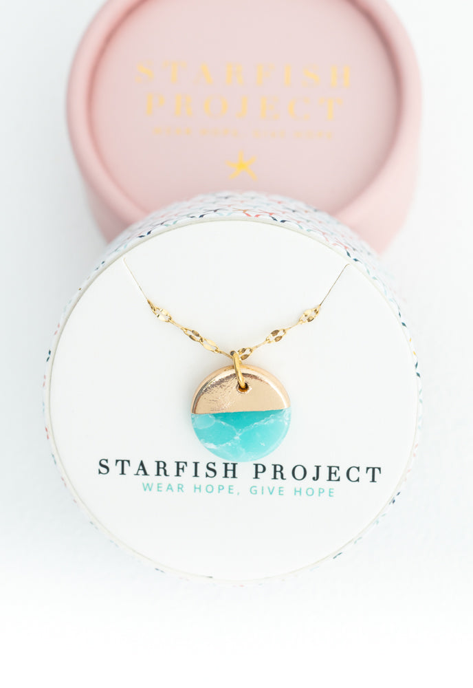 Refresh Necklace in Aqua