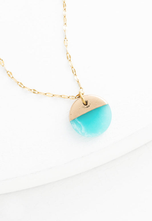 Refresh Necklace in Aqua