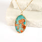 Sierra Bloom Turquoise Emperor Stone Necklace