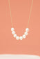 Harmony Pearl Cluster Necklace -GbJ
