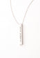 Justice Silver Bar Necklace