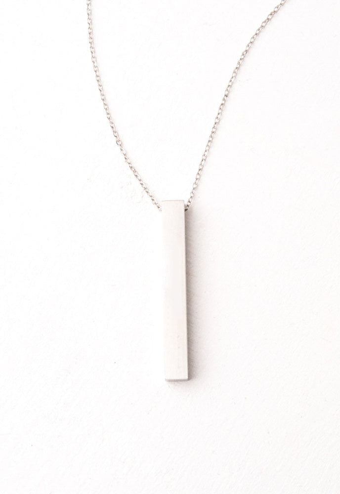 Justice Silver Bar Necklace