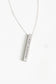 Justice Silver Bar Necklace